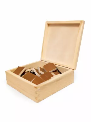 Drewniane pudełko personalizowana z twoim logo lub napisem Driftwood