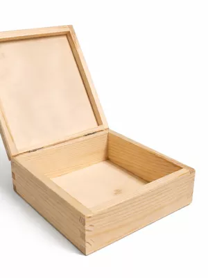 Drewniana szkatułka ze sklejki pod grawerowanie na dzień babci Driftwood