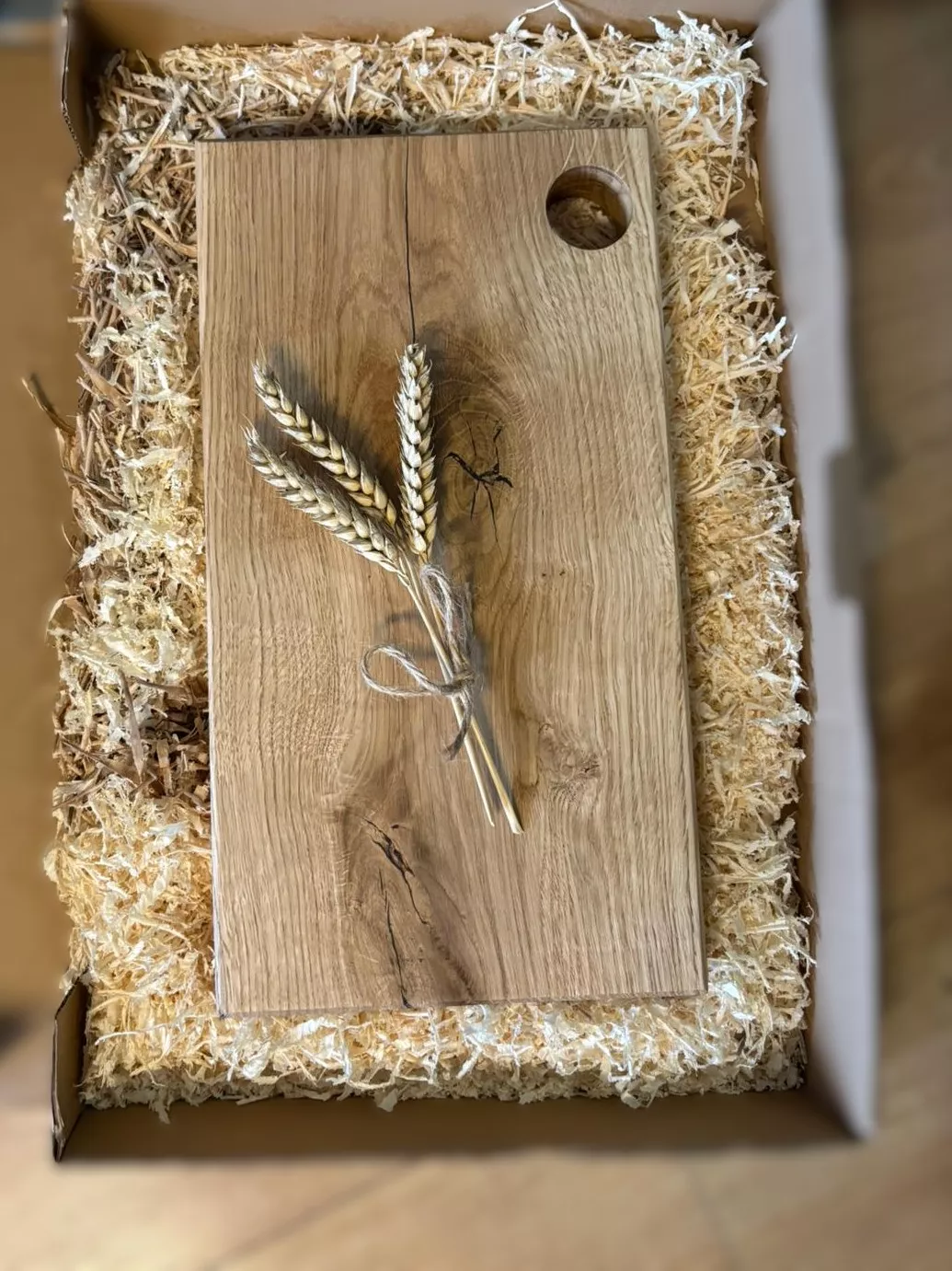 Dębowa deska do krojenia - monolit Driftwood