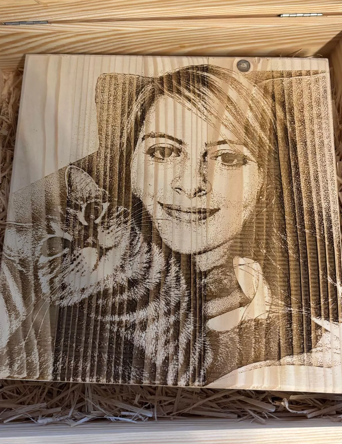 Portret wypalony w drewnie z Twojego zdjęcia –  Driftwood