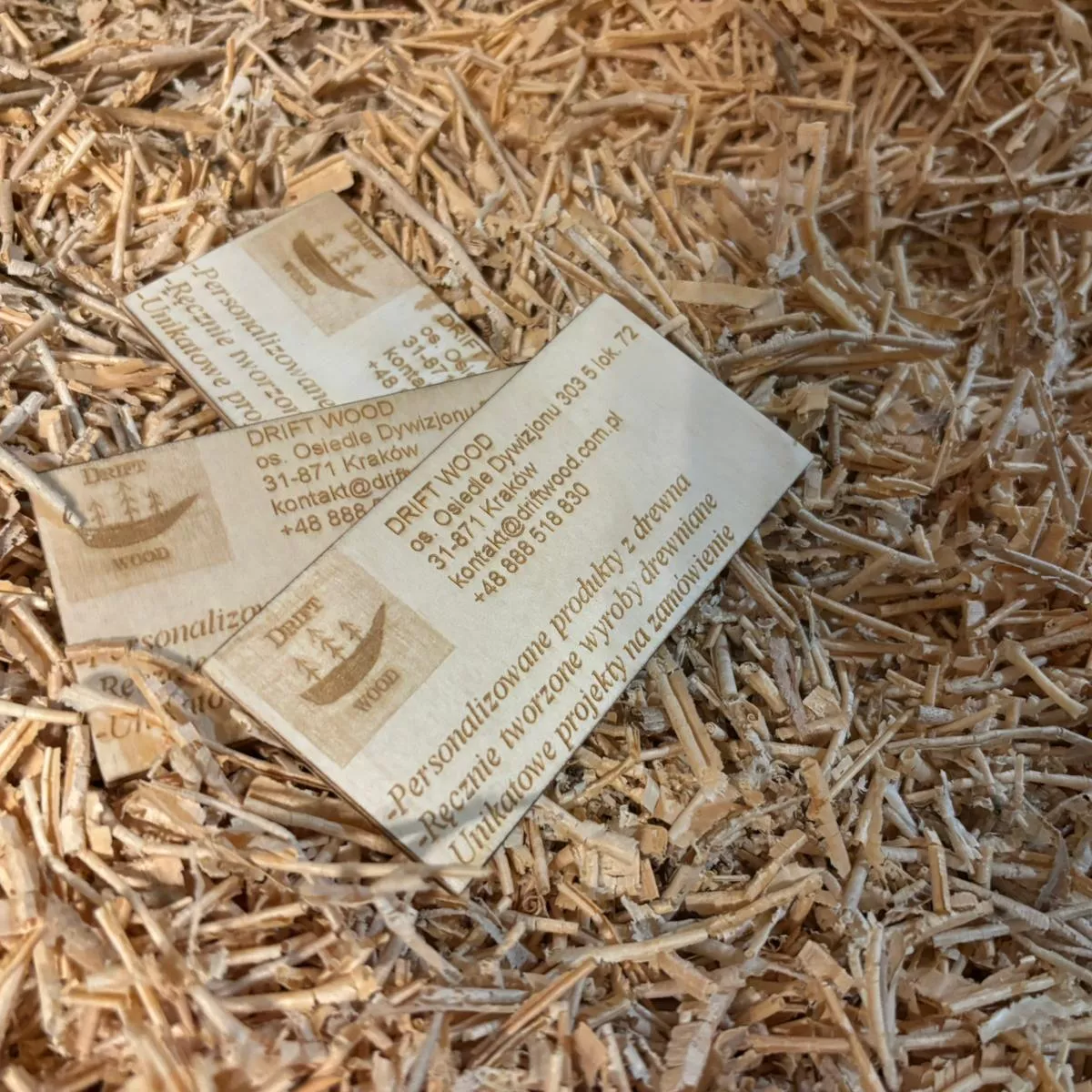 Wizytówki Driftwood