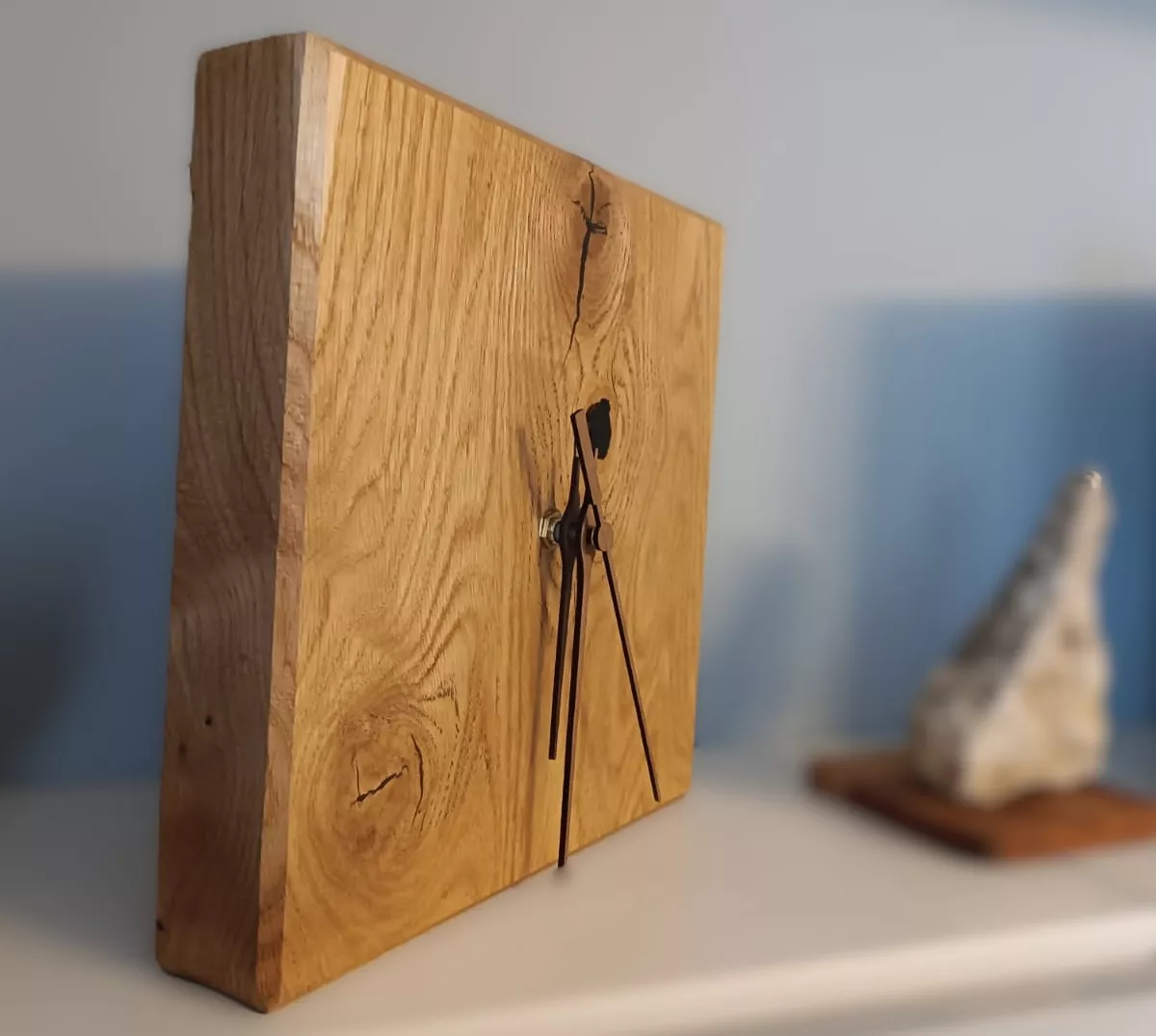 Dębowy zegar ścienny lub stojący Driftwood