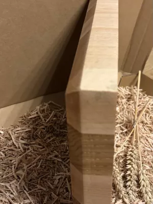 deska do krojenia  sztorcowa dębowo-bukowa driftwood twój grawer  twoje logo twój tekst personalizowana