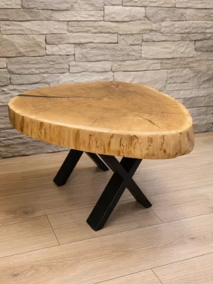 Stolik kawowy z Plastra dębowego Driftwood