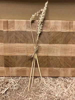 Deska do krojenia sztorcowa dębowo bukowa driftwood Pod grawer  personalizowana na prezent , na różne okazje premium