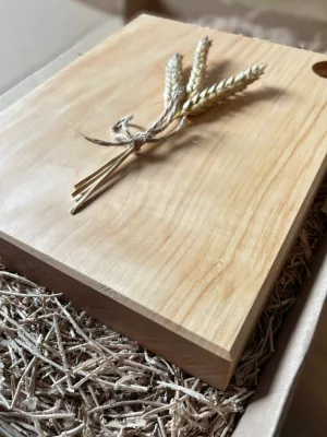 Deska do krojenia z drewna olchowego typu monolit Driftwood