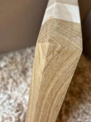 Deska do krojenia klejona z buku i dębu mała - Driftwood premium 3 twój grawer
