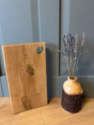 Dębowa deska do krojenia - monolit Driftwood