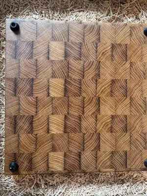 Deska do kroejnia sztorcowa dębowa 30 na 30 Driftwood nr 14