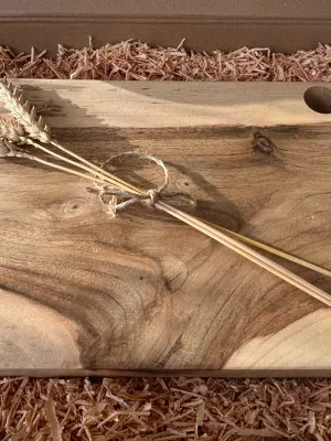 Deska do krojenia z orzecha włoskiego - monolit Driftwood nr 9