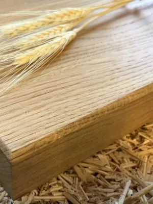 Dębowa deska do krojenia gruba solidna na prezent pod grawer nr 2