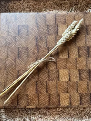 Deska do kroejnia sztorcowa dębowa 30 na 30 Driftwood nr 14