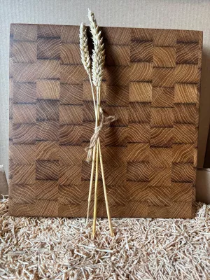 Deska do kroejnia sztorcowa dębowa 30 na 30 Driftwood nr 14