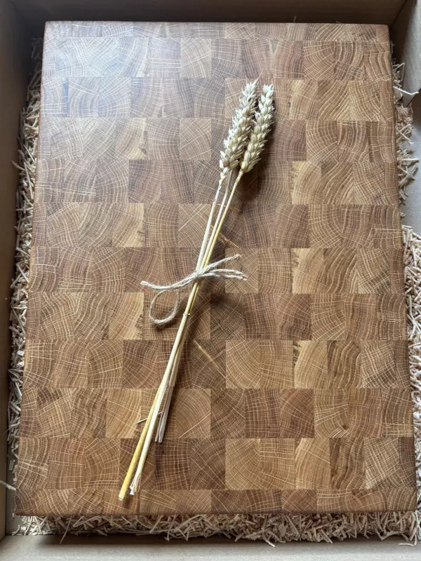 Produkt Deska do krojenia sztorcowa dębowa 30 na 40 Driftwood nr 13 Zdjęcie