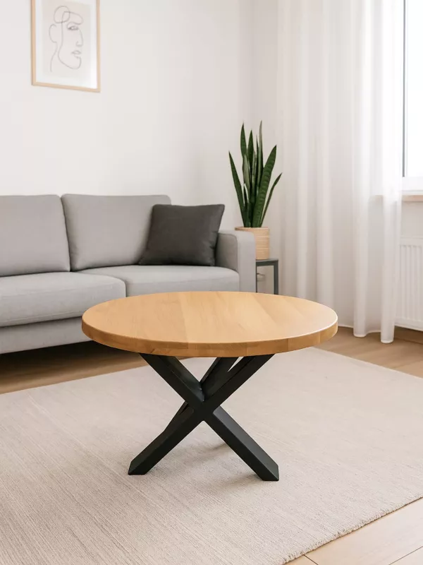 Produkt Stolik kawowy dębowy klejony Zdjęcie