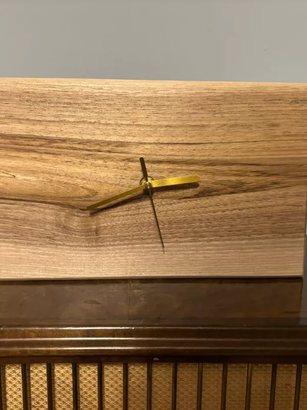 Produkt Zegar z orzecha grawer personalizacja driftwood Zdjęcie