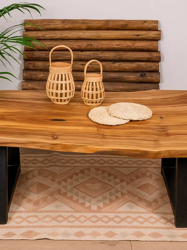 Produkt Stolik kawowy z drewna orzecha amerykańskiego monolit Driftwood Zdjęcie